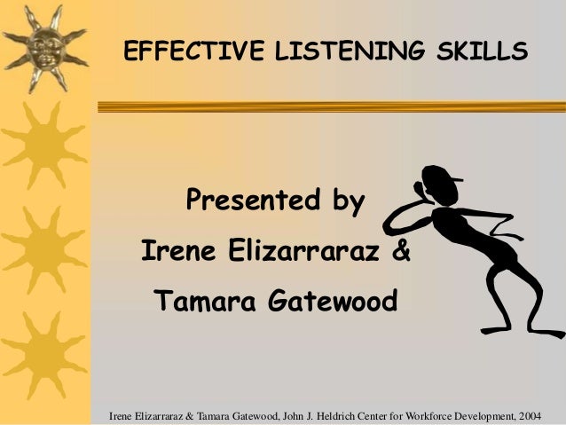 effective informational listening effective informational listening