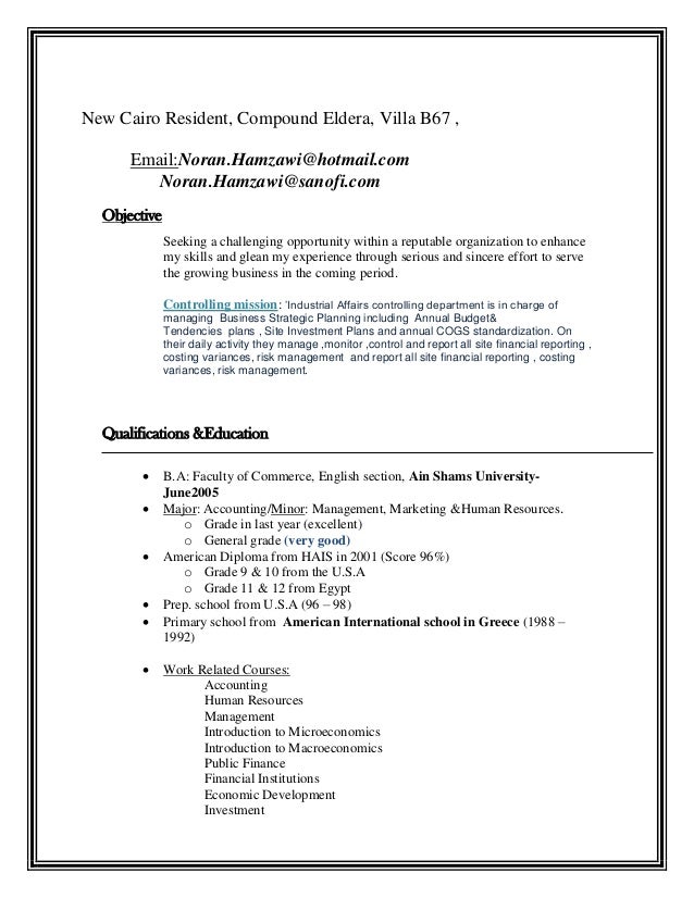 Mrp Controller Sle Resume noran hamzawi resume senior financial controller senior mrp contro Mrp Controller Sle Resume noran hamzawi resume senior financial controller senior mrp contro