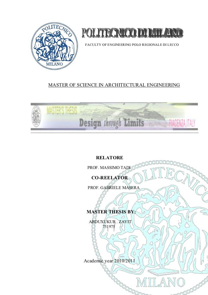 Master thesis project portfolio management