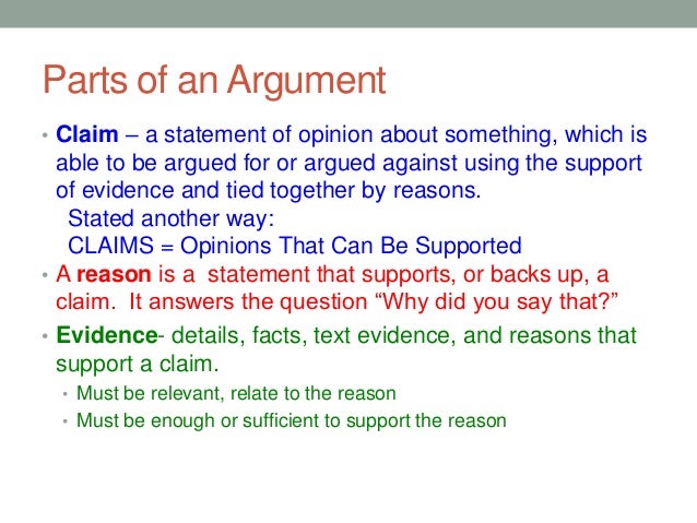 according to the essay logical fallacies what is an argument