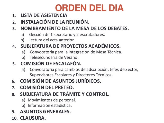 ejemplos acta de asamblea general de una asociacin caractersticas formato orden del dia reunion