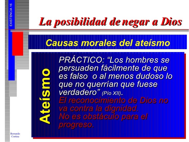 01 La Existencia De Dios