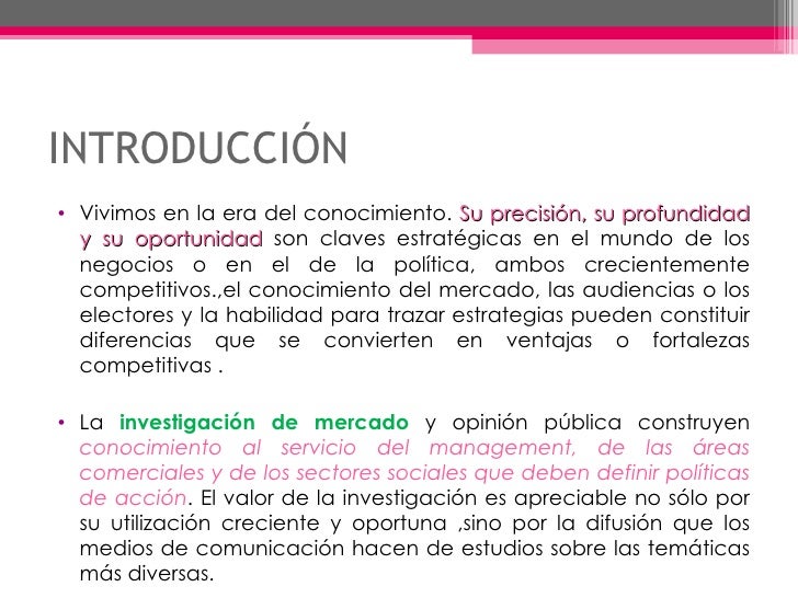 Investigación de mercado (pasos-ejemplos)