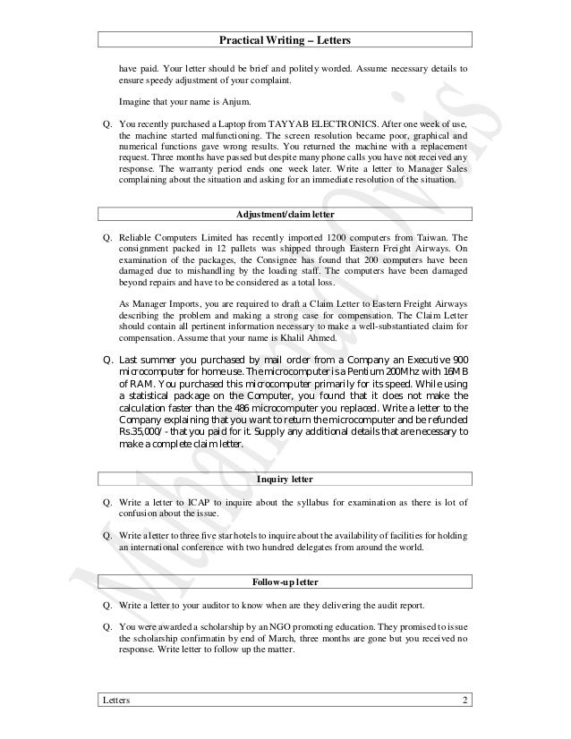 customers sample retain letter to