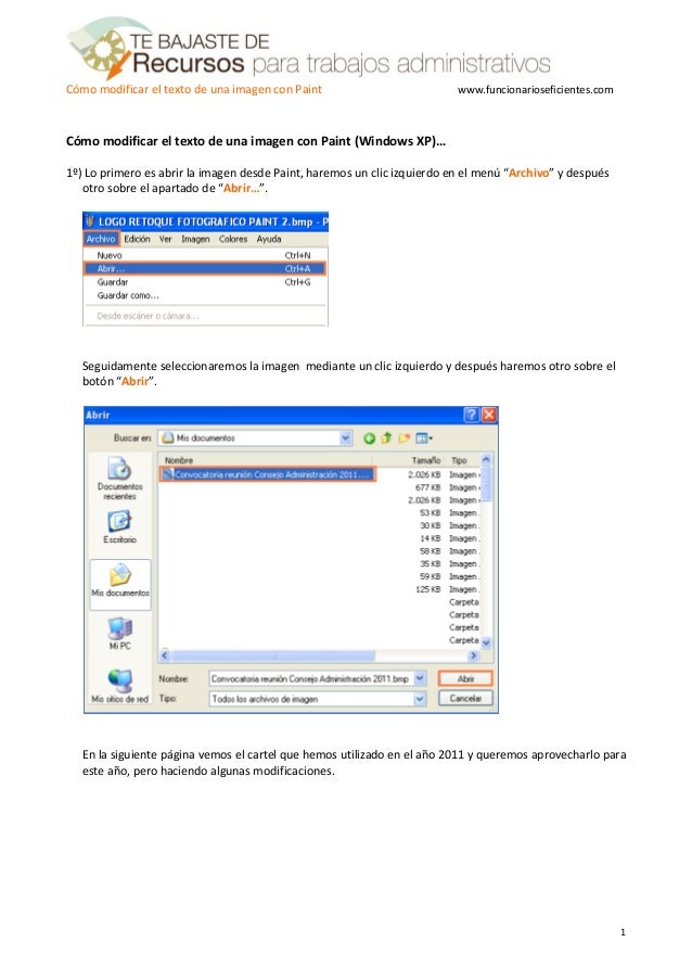 EL PAINT DE WINDOWS el paint de windows: