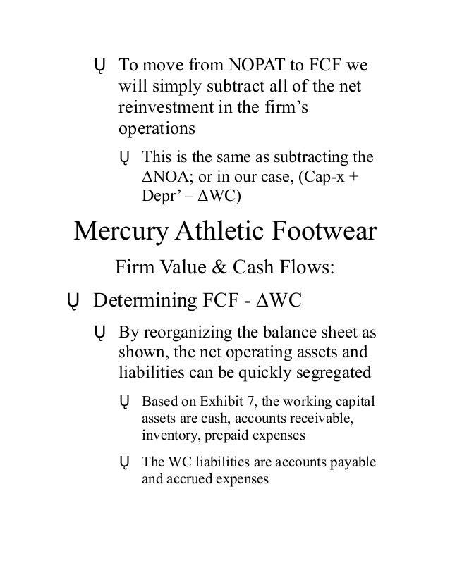 mercury athletic footwear case in the case discussed, active gear inc (agi) is contemplating an acquisition of mercury athletic footwear (maf) to assess the situation properly, a discounted cash flow analysis is being carried out. mercury athletic footwear case in the case discussed, active gear inc (agi) is contemplating an acquisition of mercury athletic footwear (maf) to assess the situation properly, a discounted cash flow analysis is being carried out.