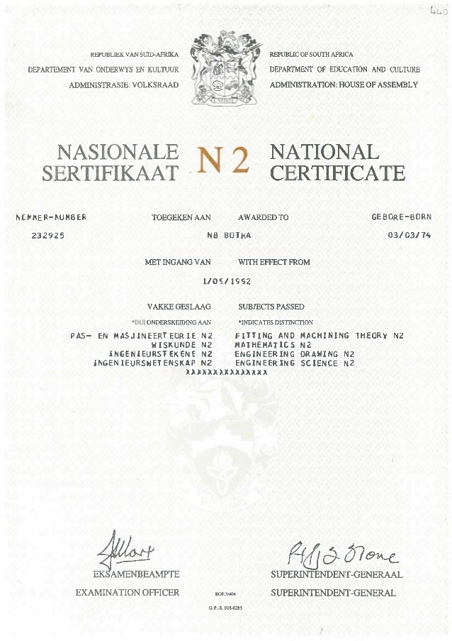 N2 National Certificate n2-national-certificate
