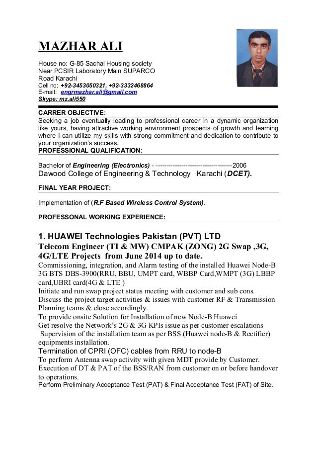 engineer resume tips