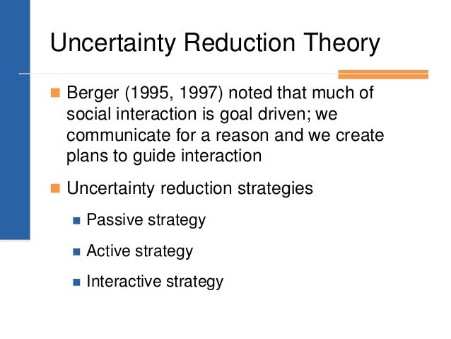 uncertainty reduction theory lessons tes teach uncertainty reduction theory