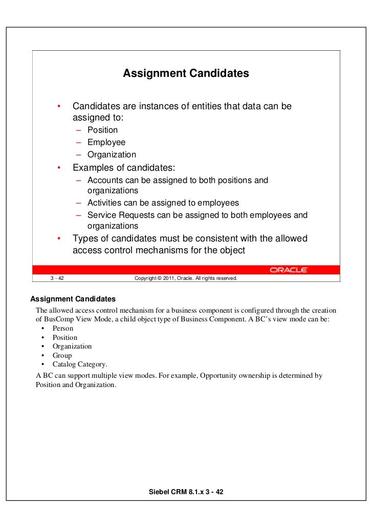 siebel low manager coitus congress 8.1