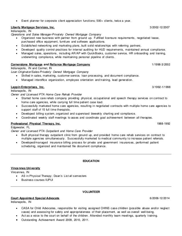 training manager resume examples