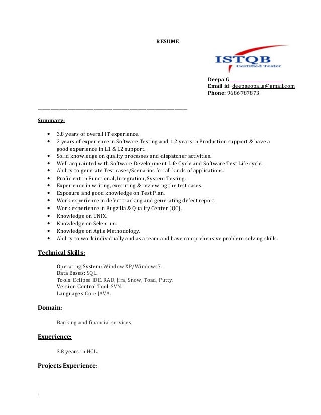 sle resume format for manual tester manual testing resume sles 28 images manual tester resume 3 years experience 28 images sle resume format for manual tester manual testing resume sles 28 images manual tester resume 3 years experience 28 images