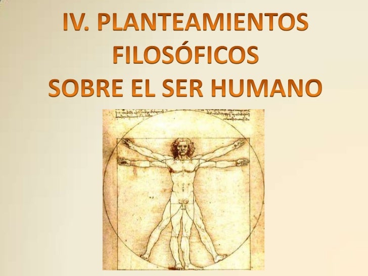 Ensayo Sobre El Ser Humano Filosofia