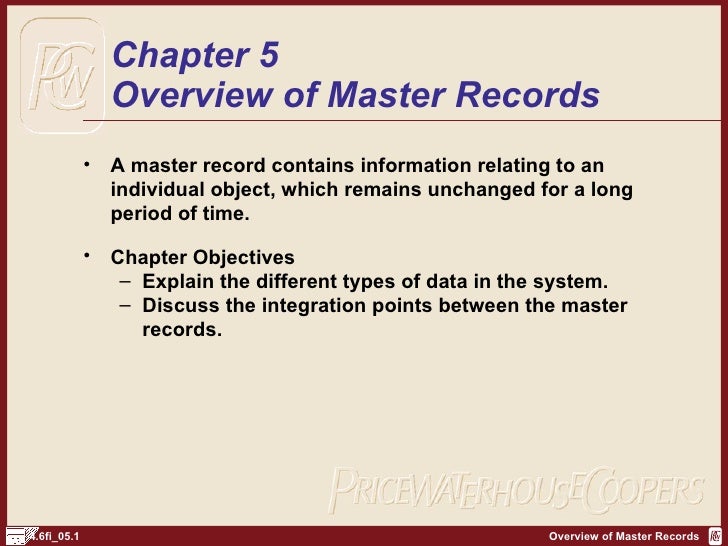 SAP FI Master Records http//sapdocs.info