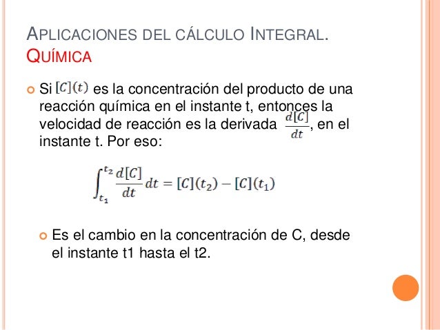 Aplicaciones del calculo integral
