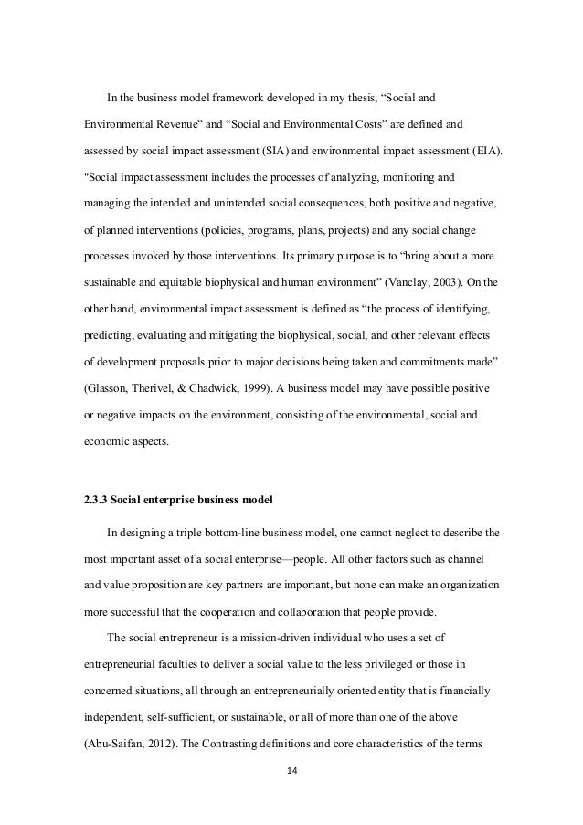 Phd Thesis On Environmental Management