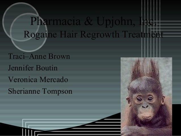 pharmacia and upjohn inc rogaine hair regrowth treatment Factual summary: company profile: pharmacia & upjohn, inc was created with the merger of pharmacia ab of sweden and the upjohn company of us in 1995 pharmaceutical products account for 90% of company sales almost 70% of company sales are made outside usa. pharmacia and upjohn inc rogaine hair regrowth treatment Factual summary: company profile: pharmacia & upjohn, inc was created with the merger of pharmacia ab of sweden and the upjohn company of us in 1995 pharmaceutical products account for 90% of company sales almost 70% of company sales are made outside usa.
