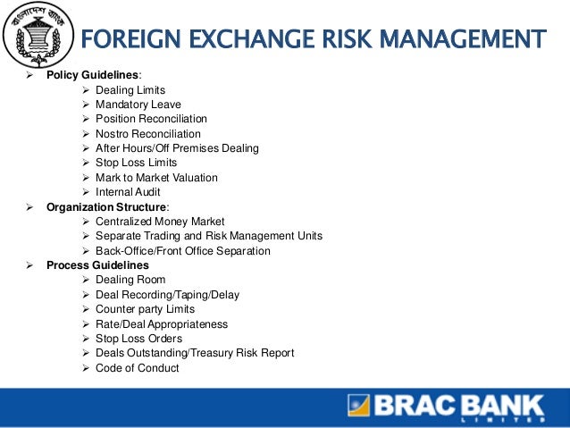 Forex risk management ppt