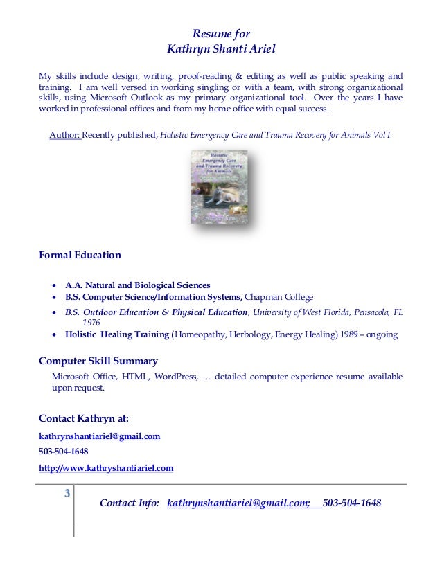 Using The Word Holistic In A Resume Using The Word Holistic In A Resume