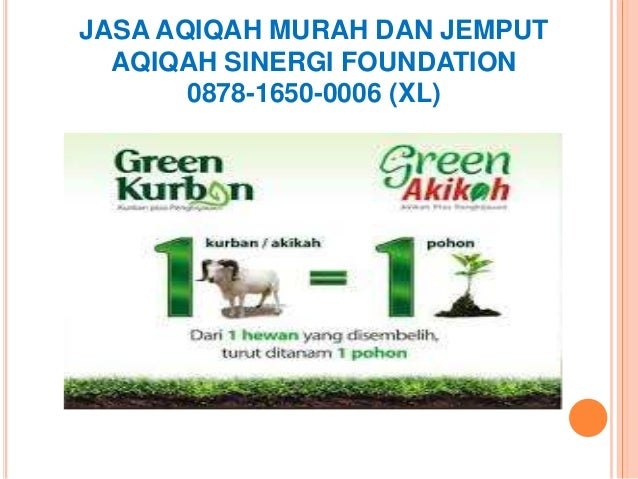 ... AQIQAH MURAH DAN JEMPUTAQIQAH SINERGI FOUNDATION0878-1650-0006 (XL