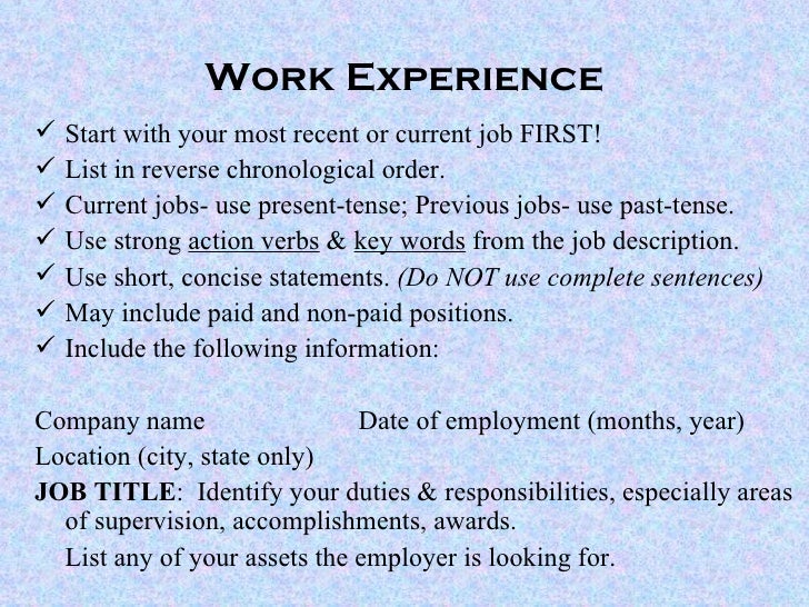 past job experience essay past job experience essay