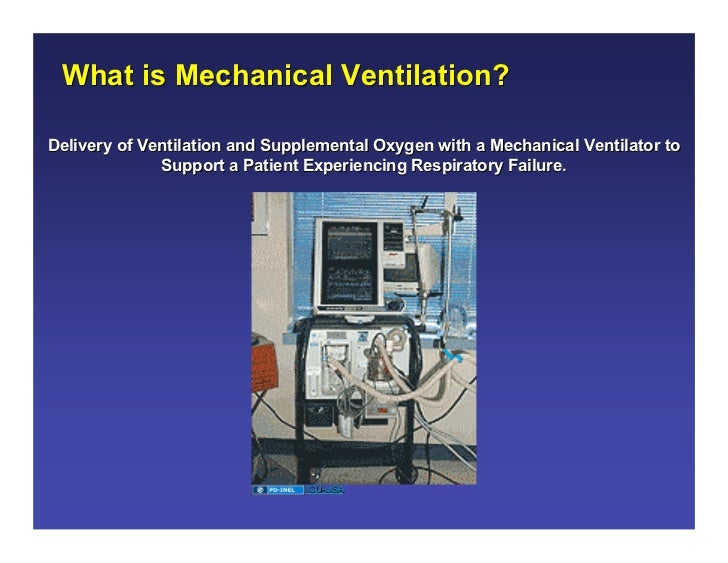 09.17.08(b) Introduction to Mechanical Ventilation