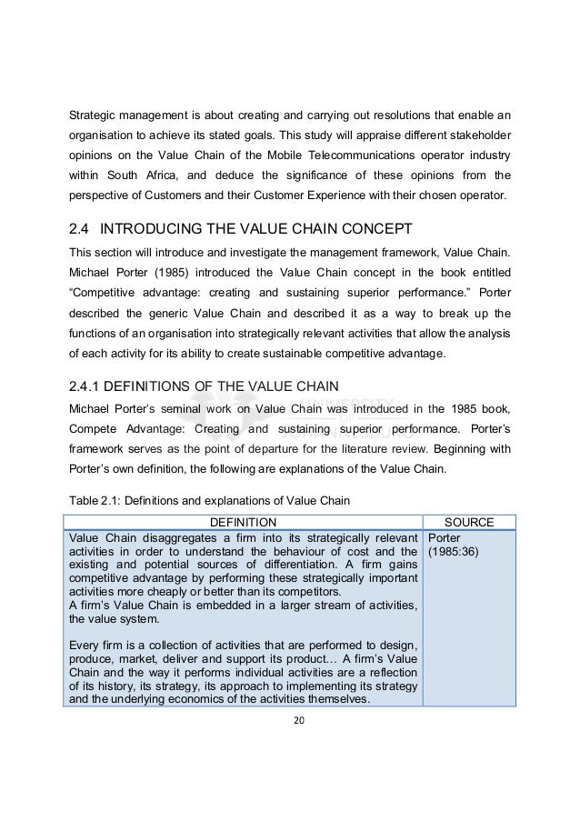 Dissertation on telecom industry