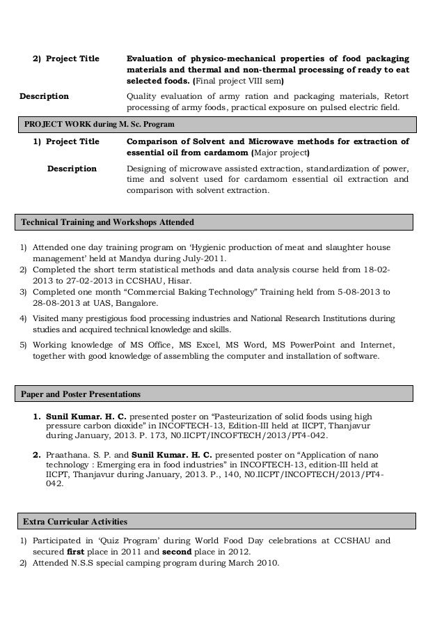 Mechanical resume objective