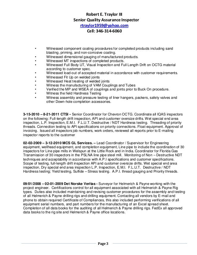 Dnv Surveyor Resume