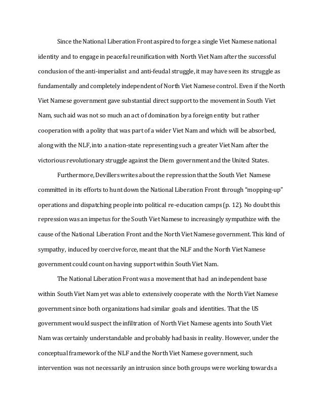 Vietnam Conclusion Essay
