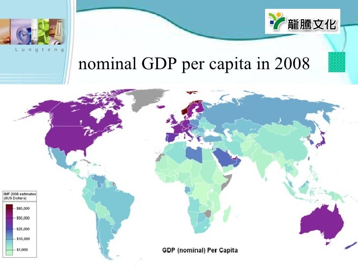 nominal GDP per capita in 2008  