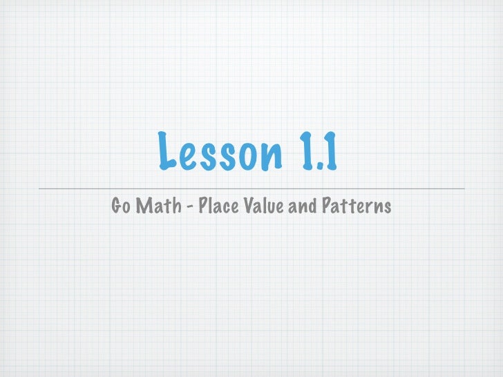 Practice and homework lesson 1 1 place value and patterns answers picture