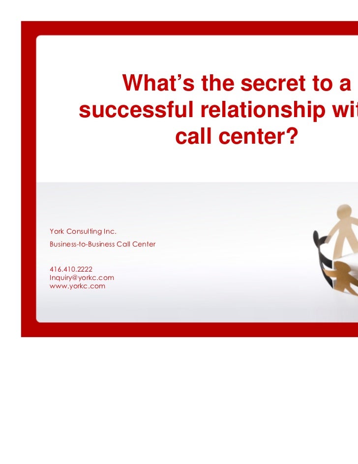 How to build a successful working relationship with a call center