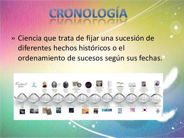 1. tecnica cronologica