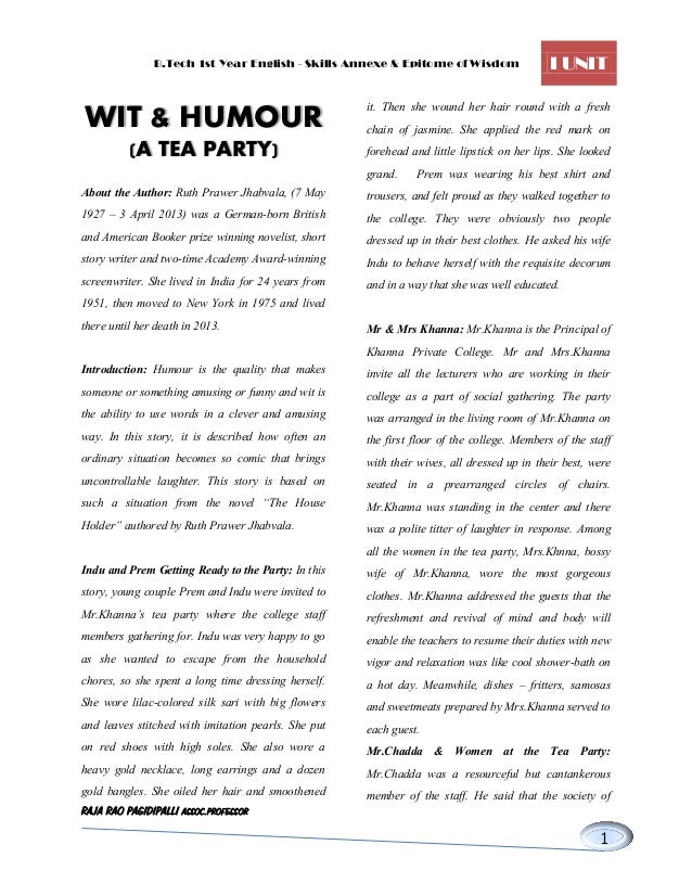 essay humor and wisdom