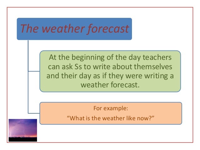 Weather report essay