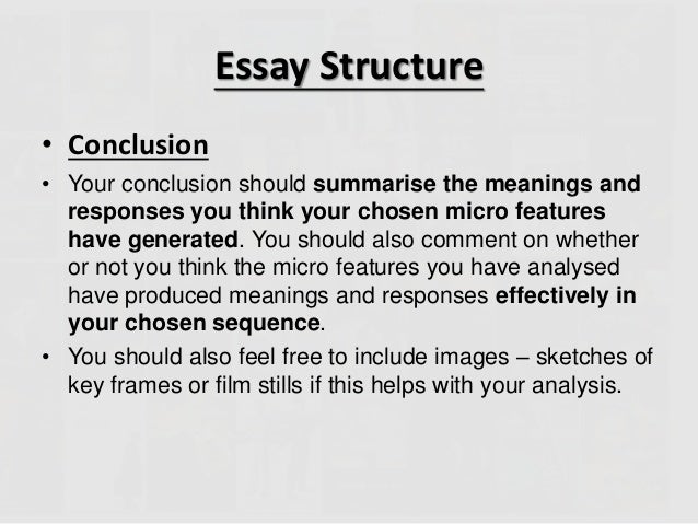 How to write an conclusion for an essay