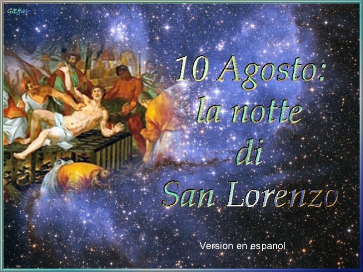 10 Agosto San Lorenzo Frasi