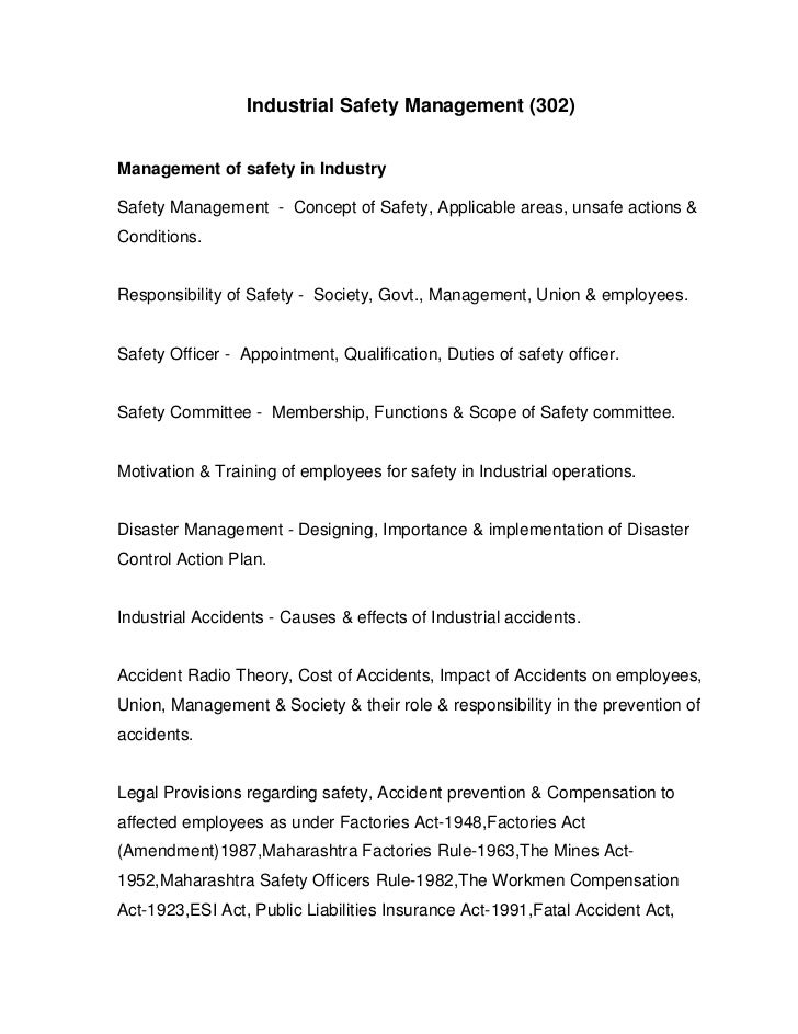 appointment letter health safety officer 10 mpm syllabus appointment letter health safety officer 10 mpm syllabus