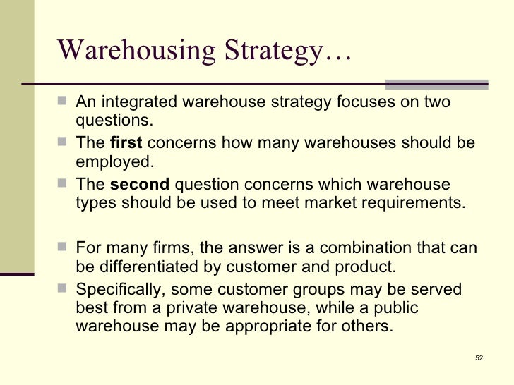 10 warehouse management
