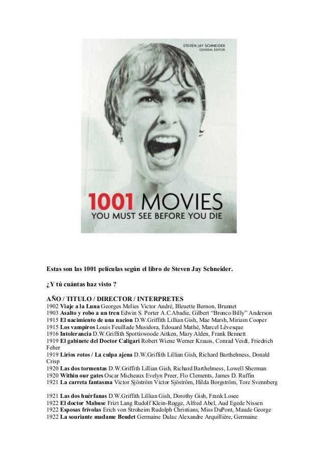 1001 Movies You Must See Before You Die Listology