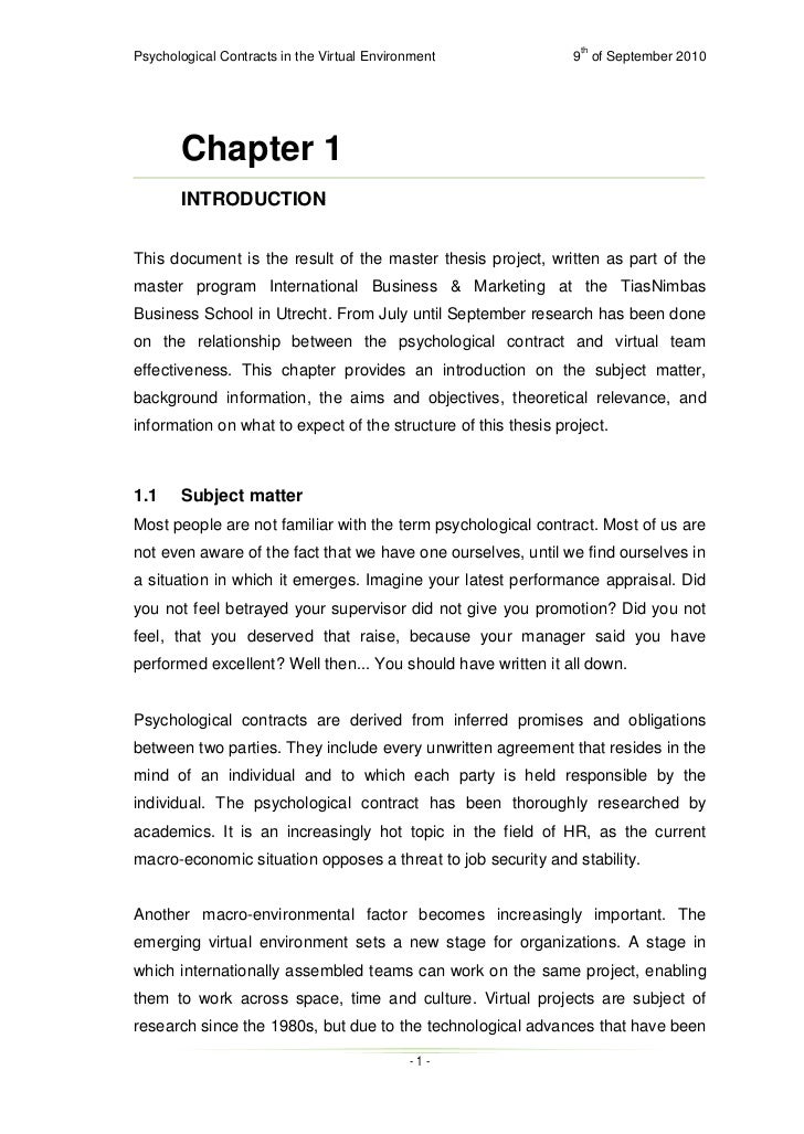 psychological contract essay psychological contract essay