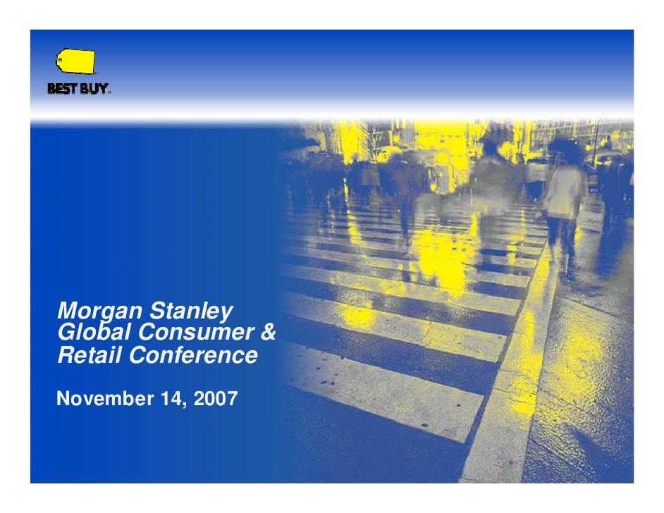 Stanley Global Consumer & Retail Conference