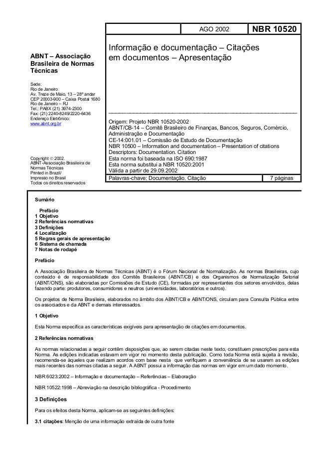 Citacao de artigos