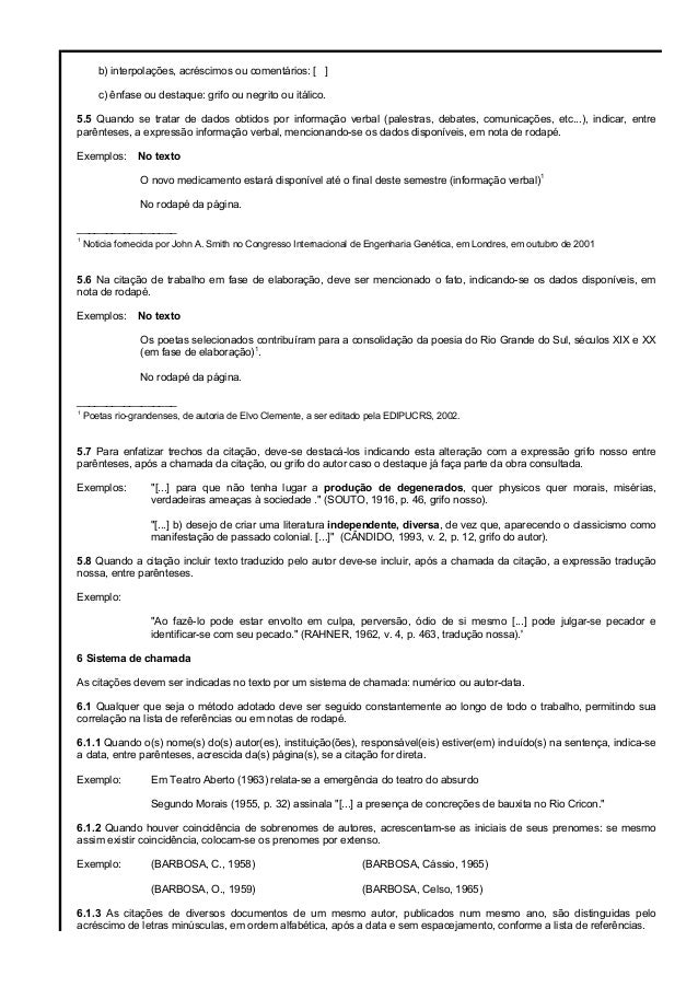 Citacao de artigos