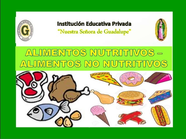 Comida No Nutritiva Comidas Nutritivas Para Niños Comida Saludable