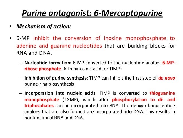 Mercaptopurine Dosage