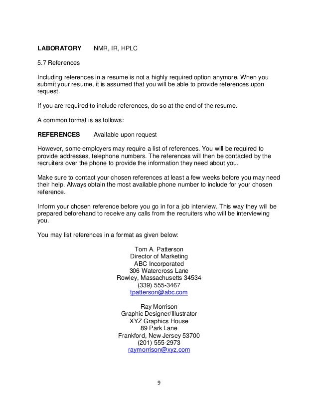 writing references for a resume plks tk do you list references on a resumes