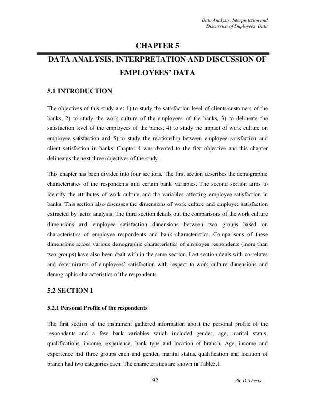 data analysis and interpretation+thesis data analysis and interpretation+thesis