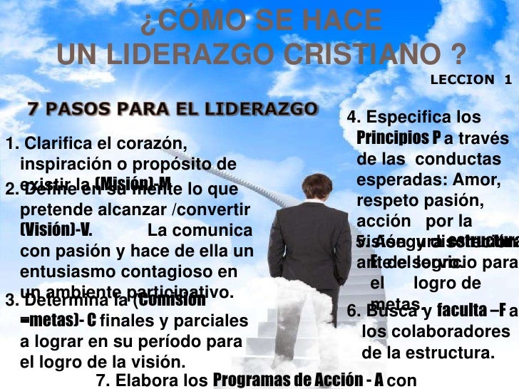 10 lecciones para líderes cristianos